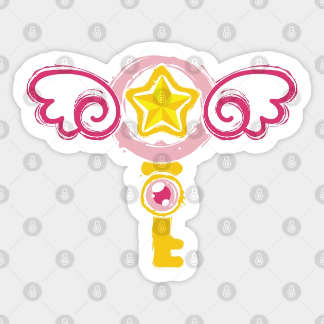 Sakura star key Sticker by FallingStar
